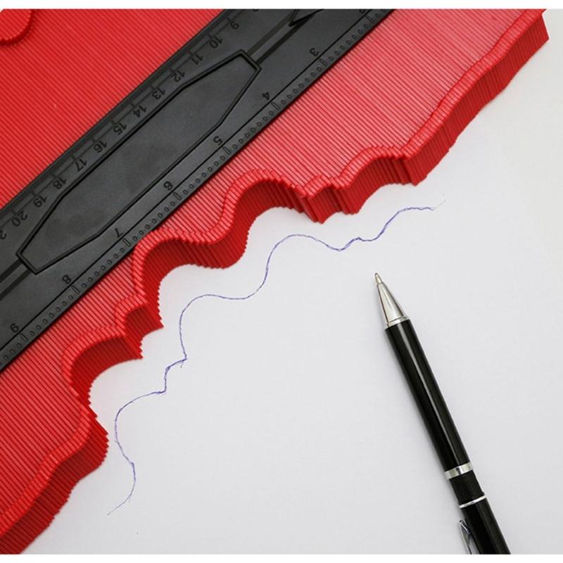 Handy Contouring Gauge with Metal Lock 5Inch or 12Inch for Duplicating Intricate Shape in Various Crafting Project