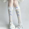 Lolita Socks With Lace Bows For Women Summer Fashion Cotton Blend