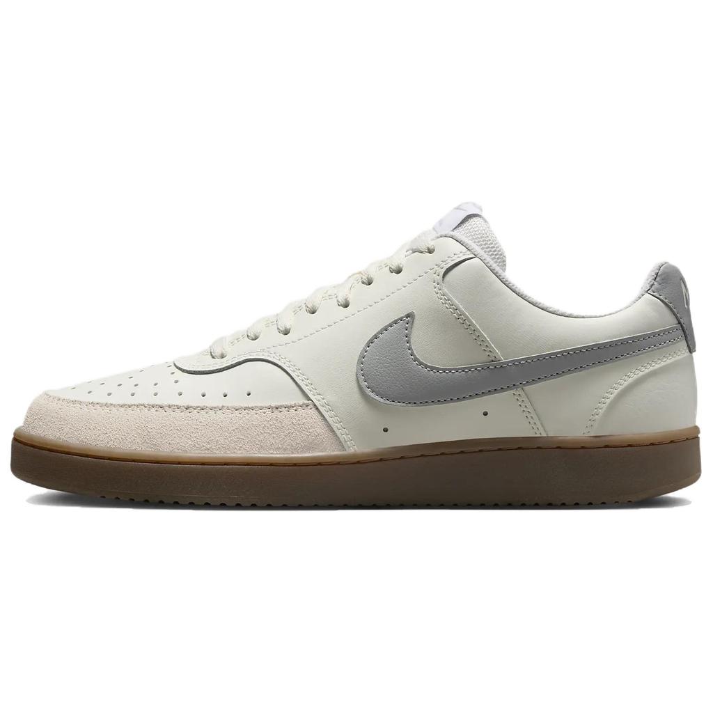Nike Court Vision Comfortable Simple Low-Top Sneakers Unisex Sneakers White Gray HV2530-100