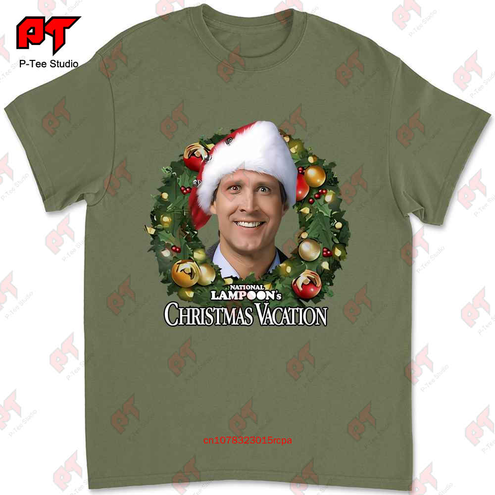 

Clark Griswold Wreath Christmas Vacation T Shirt QAMC 4XL