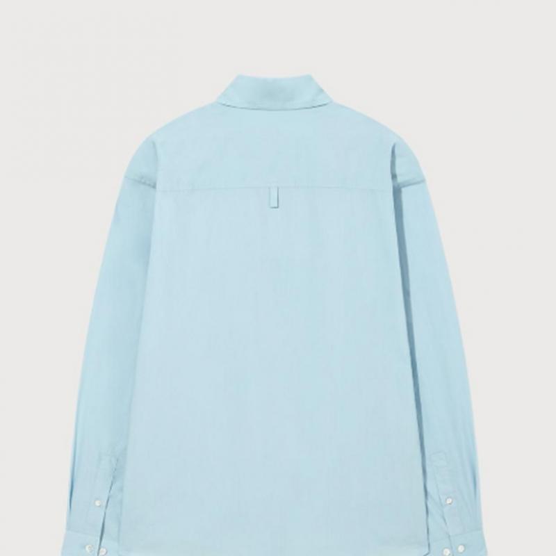 Cămașă din poplin Covernot, croială lejeră, B1 Co2501sh03, negru, mărime L