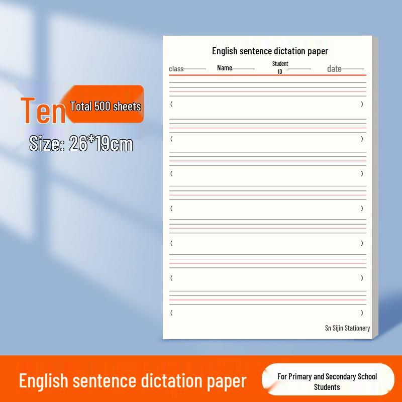 İlkokul Öğrencileri İçin İngilizce Dikte ve Yazma Çalışma Kitabı