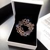Creative Luxury Flower Brooch Jewelry for Women Men Elegant Rhinestone Exquisite Corsage Badges Classic Brooches Pins