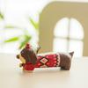Wooden Dachshund Desk Decor With Creative Finish For Graduation And Commemoration