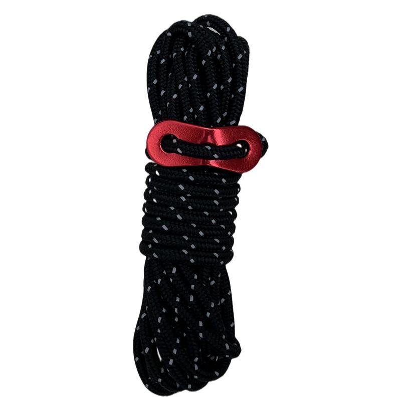 Double-Eye Fixed Outdoor Aluminum Alloy Tent and Canopy Rope Buckle