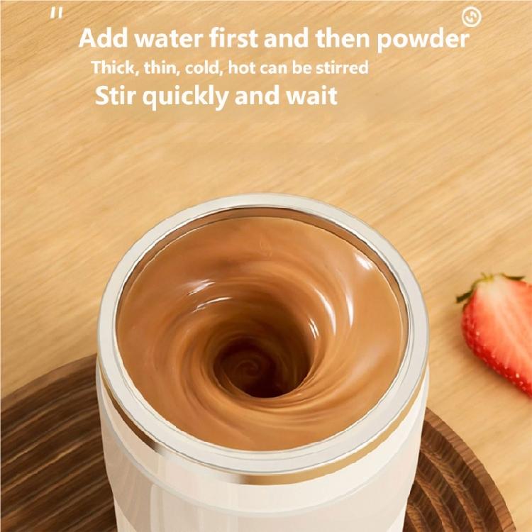 Portable Automatic Coffee Mixing Cup With Digital Screen And Food Grade Stainless Steel Interior For Fast Even Blending