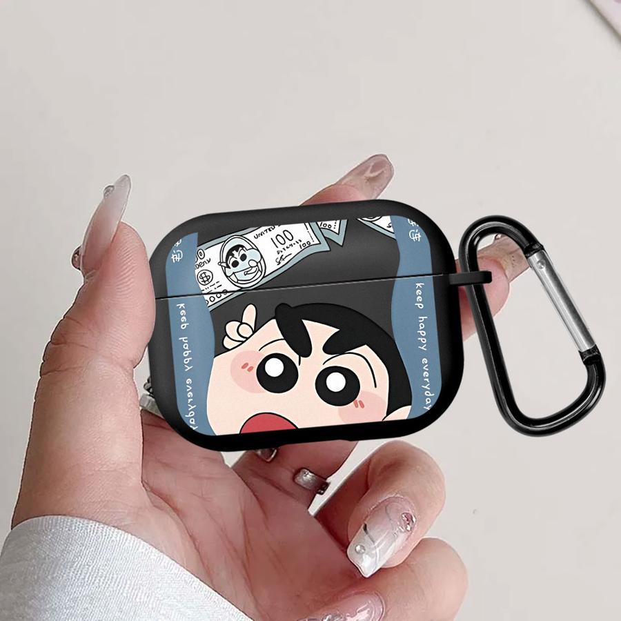 

Crayon ShinChan Cartoon Case For Airpods Pro 4 Pro2 1 2 3 Pro3 Earphone Cases Cover for Airpods 4