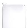 30x20CM Fogless Shower Mirror with Suction Cup Razor Holder Hook Anti-fog Men Shaving Makeup Mirror Shatterproof Frameless Bathroom Hanging Vanity