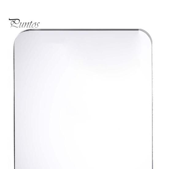 30x20CM Fogless Shower Mirror with Suction Cup Razor Holder Hook Anti-fog Men Shaving Makeup Mirror Shatterproof Frameless Bathroom Hanging Vanity