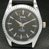 RELOJ CLÁSICO HMT HIMALAYA DE CUERDA MANUAL ESFERA NEGRA PARA HOMBRE a426151-2