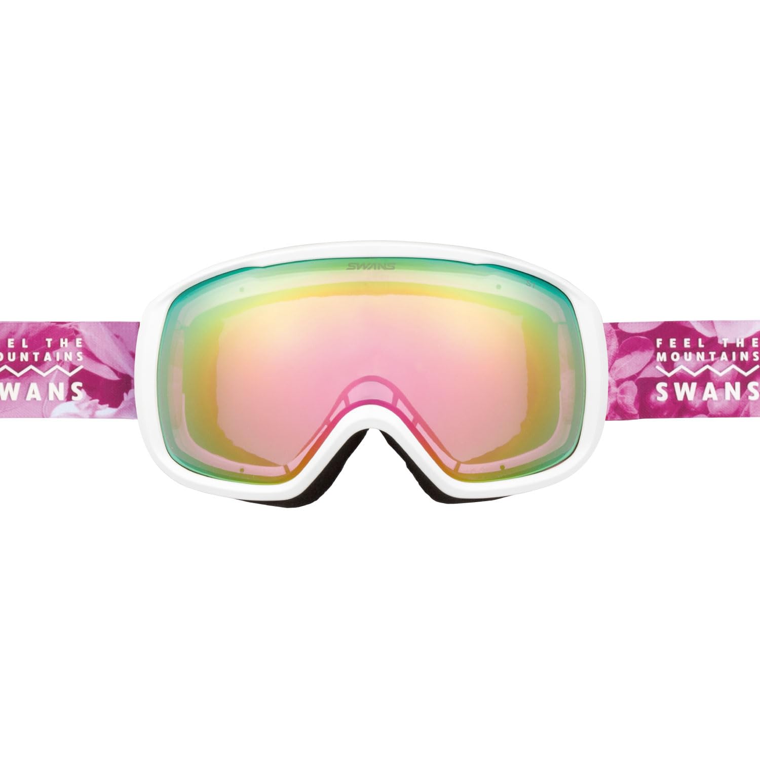 

Swans Snow P1 Pink Mirror x Bright UV Glasses Ski Snowboard Snowboard and Goggles, Anti-Fog, Mirrored, 200-MDHS L/W, Pink, Spherical, Anti-Fog,