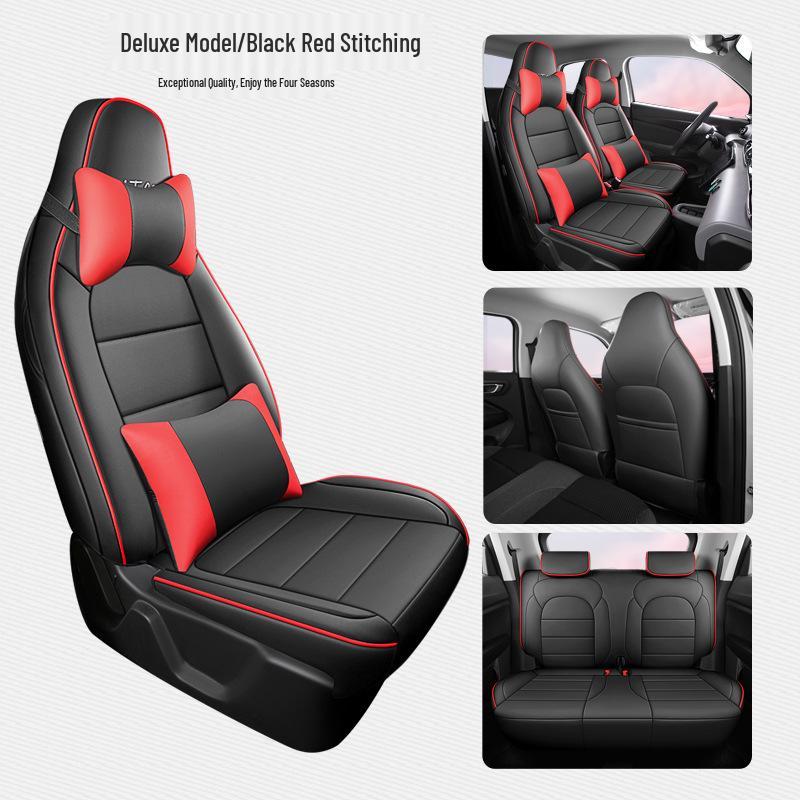 Leapmotor T03 Full Leather Car Seat Cover - All-Season, Universal Fit