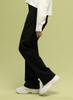 KOLEAT High-Waisted Long Semi-Wide Elastic Waist Slacks Pants [Black]
