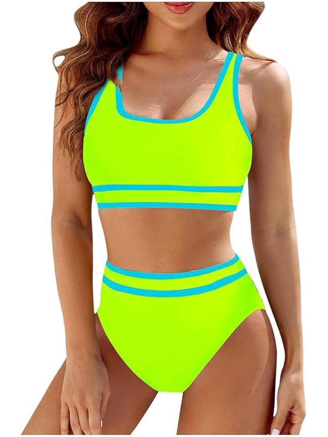 2025 Euro-American Chic Backless Solid Color Sexy Bikini