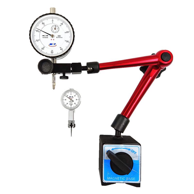 Dial Indicator with Strong Magnetic Universal Holder & Lever Micrometer for Extended Range Calibration