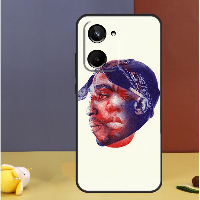 Rapper 2pac Singer Tupac For Realme 15 10 11 12 13 14 Pro Plus C65 C67 C63 C61 C55 C51 C53 C35 C75 GT6 GT7 Pro Case