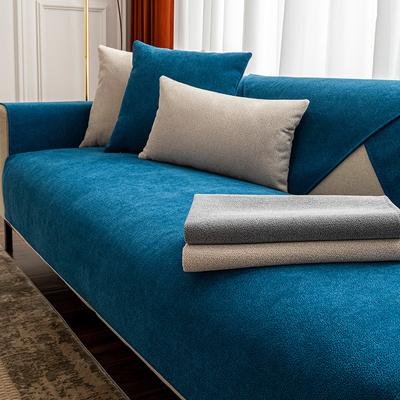 Sofa Cushion Four Seasons Universal Cotton Linen Non-Slip Cover Cover Living Room Simple Single Modern Cover Cloth Cushion