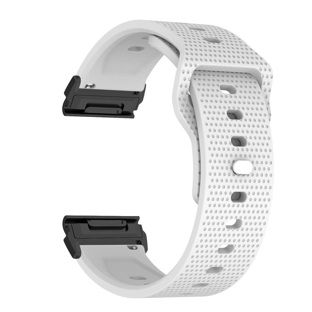 26 22mm Quick Fit Silicone Watch Strap For Garmin  Fenix 8/5/5X/5XPlus/6/6X Pro/7/7x/Forerunner945 925 Sports Band Metal Adapter