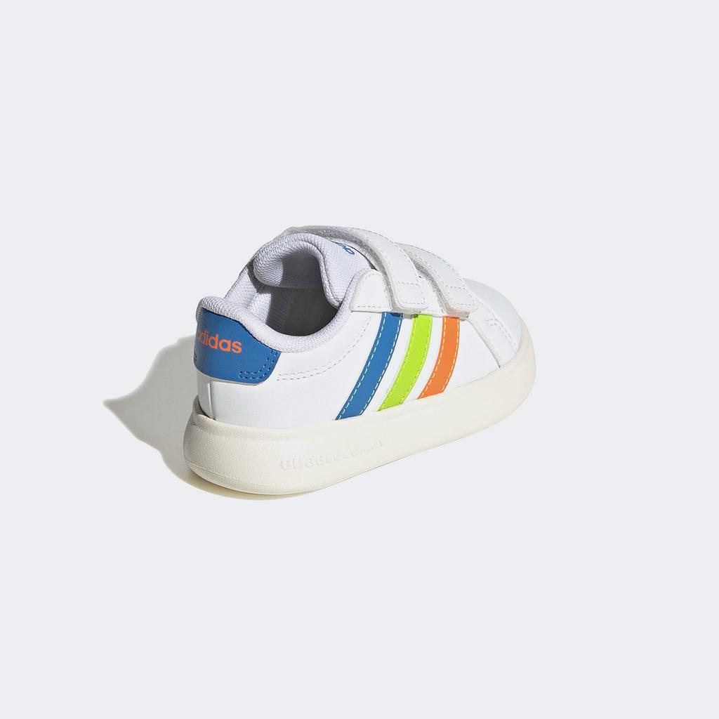 adidas Grand Court 3.0 Bubble Comfort Infant [JP9379-FTWWHT/PUOR/RAYBLU]