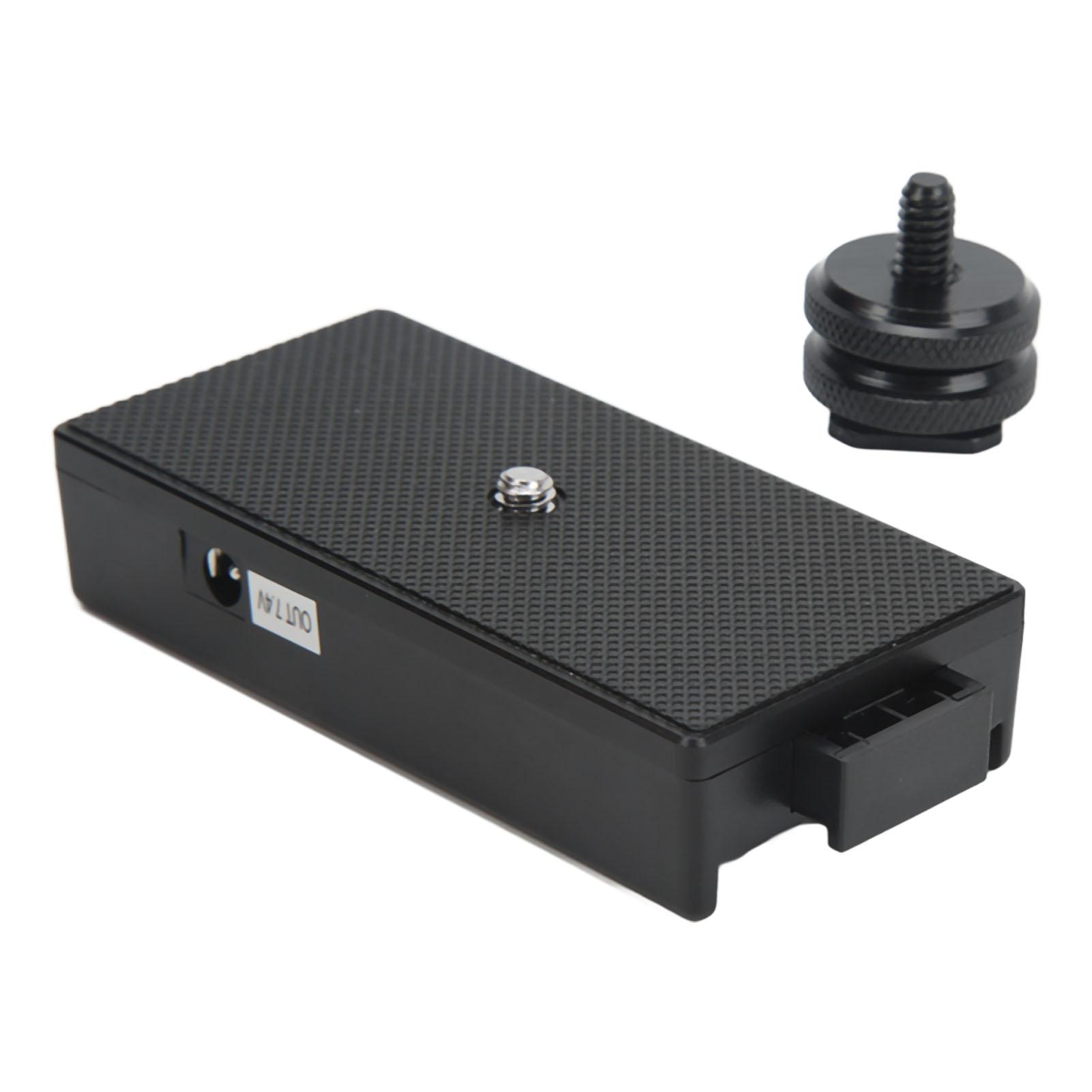 

Пластиковая пластина для аккумулятора, адаптер для аккумулятора камеры с 2 выходами постоянного тока 7,4 В для NPF