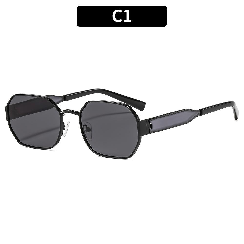 Women's Sunglasses, Metal Polygonal Sunglasses, Men's and Women's Fashion Sunglasses