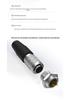 Zhonglian HR25 Gold-Plated Circular Aviation Plug - High-Precision Solderable Board Mount Quick Connector Socket