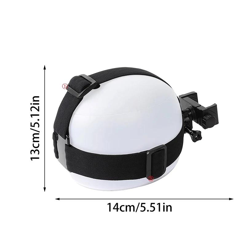 Soporte de diadema ajustable para teléfono móvil, soporte de transmisión en vivo, soporte fijo de perspectiva en primera persona, regalo