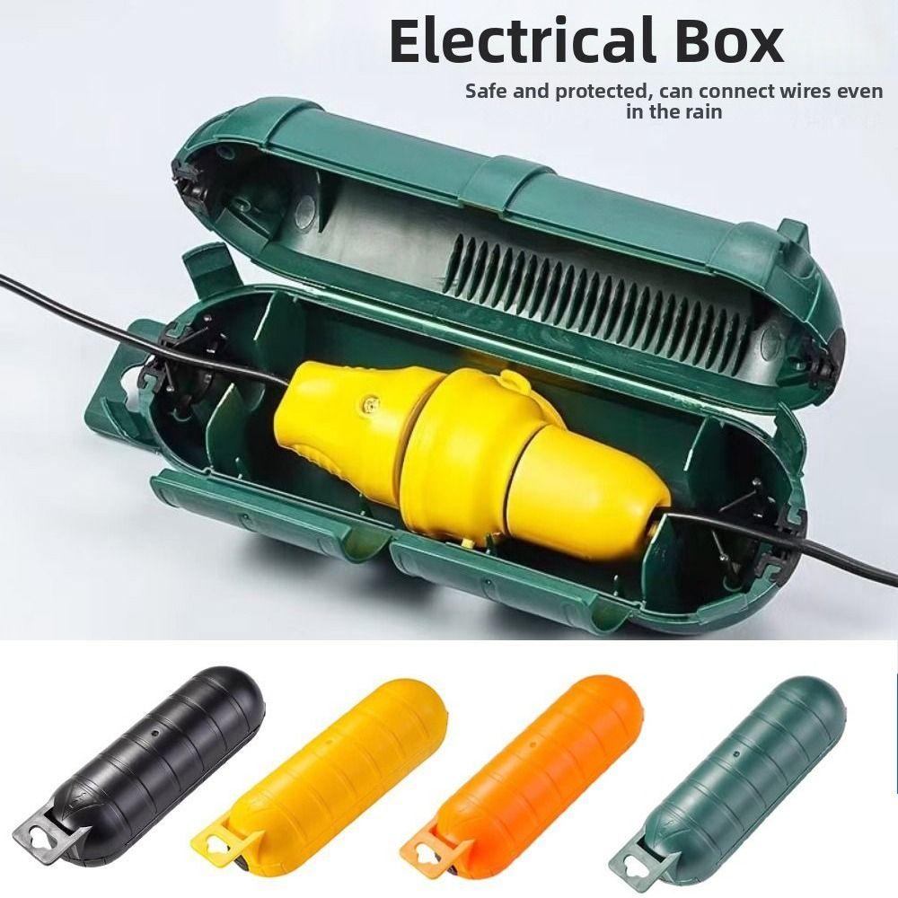Waterproof Junction Box Weather Proof Electrical Connection Box Socket Safety Cover Outdoor Socket