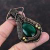 Green Fire Labradorite Gemstone Pendant Copper Wire Wrapped Pendant Handmade Copper Jewelry Latest Design Pendant Wire Wrap Jewelry For Gift