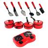 11PCS/Set Baby Kid Play Kitchen Utensils House Toy Cooking Pots Pans Food Dishes Cookware