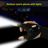 Guantes de pesca LED con linterna para reparación nocturna y actividades al aire libre