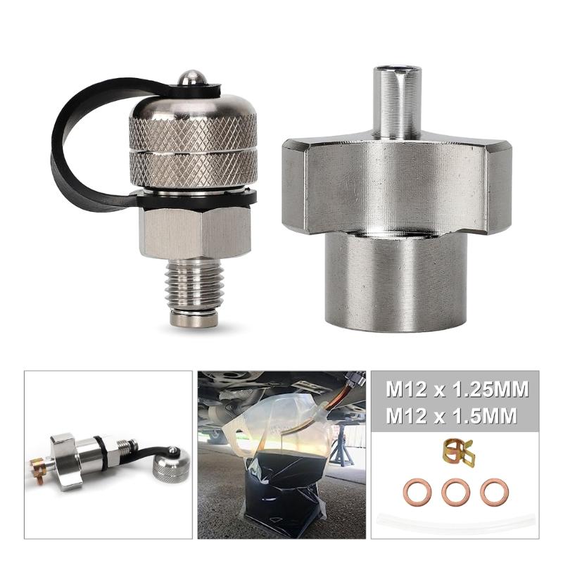 Quick Twist Oil Drain Valves,Oil Drain Valves Leakproof Rustproof Stainless Steel Drain Hose Attachment