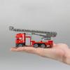 3pcs 1:64 Children Alloy Car Fire Fighting Engineering Vehicle Pull Back Car Model Toys For Boys Birthday Gifts