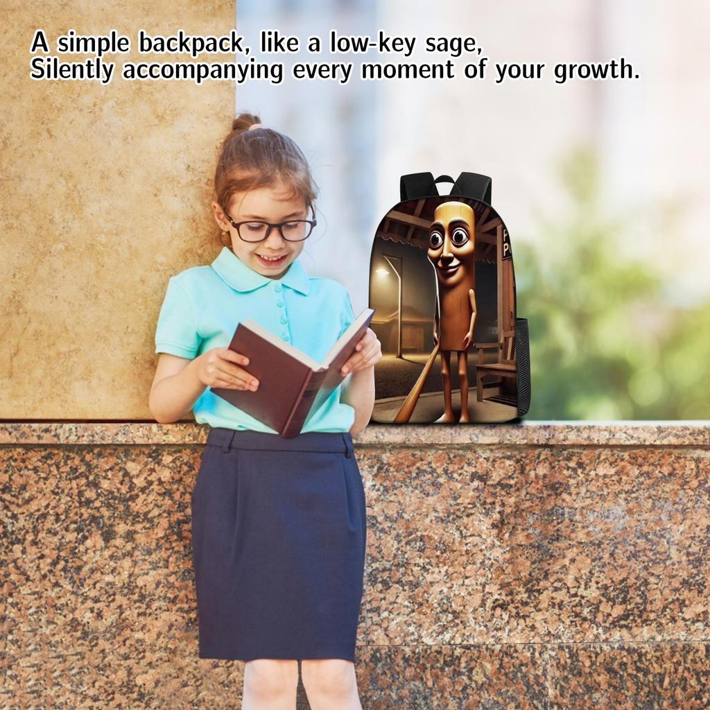 Student Backpack 3D Digital Printing Backpack