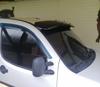 Visier an der Windschutzscheibe (schwarz glänzend, 5mm) für Fiat Doblo I 2001-2005