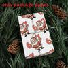 Christmas Gift Wrap Selfadhesive Paper With Santa And Reindeer Design For Holiday Packaging