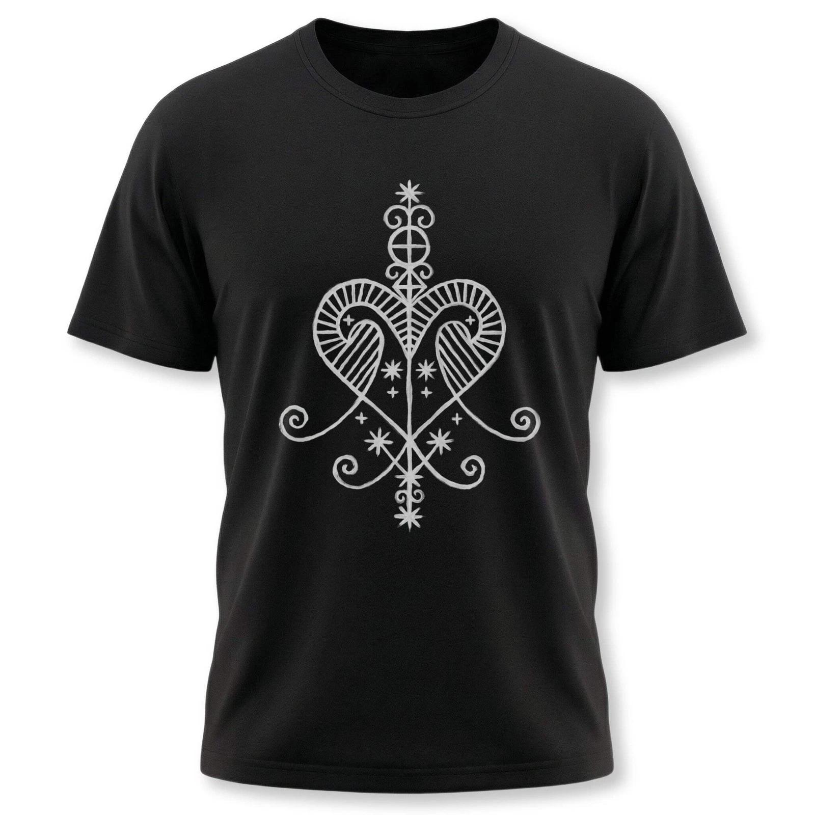 Erzulie Freda Veve T-Shirt - Spiritual Voodoo Queen Graphic Tee S