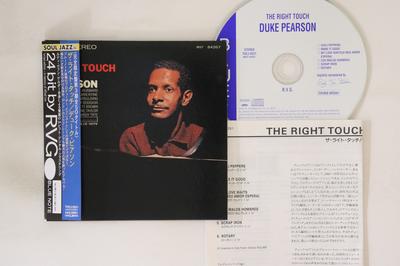 CD DUKE PEARSON  Right Touch TOCJ9251 BLUE NOTE 2000 Japan Obi Jazz Used