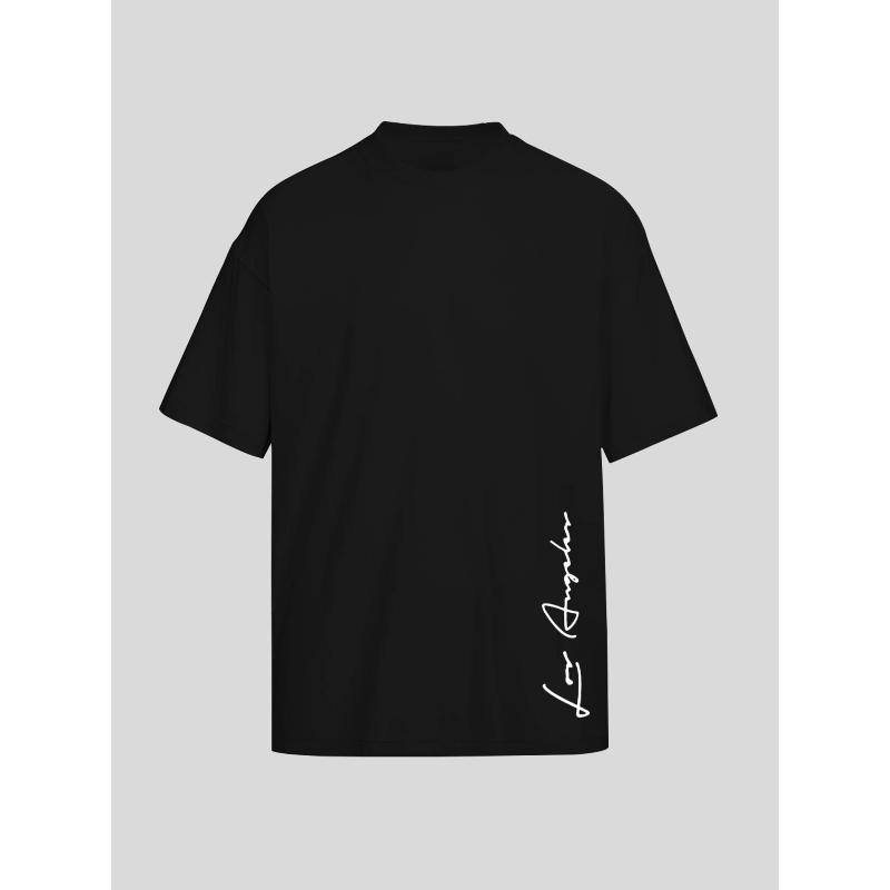 Специальное предложение Мужская повседневная футболка, Свободный крой, Короткий рукав, Летняя футболка S