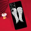 Daryl Dixon Wings Zombie Case For Samsung Galaxy S21 S22 S23 S24 Ultra Plus S20 FE S8 S9 S10 Note 10 20 Ultra Cover