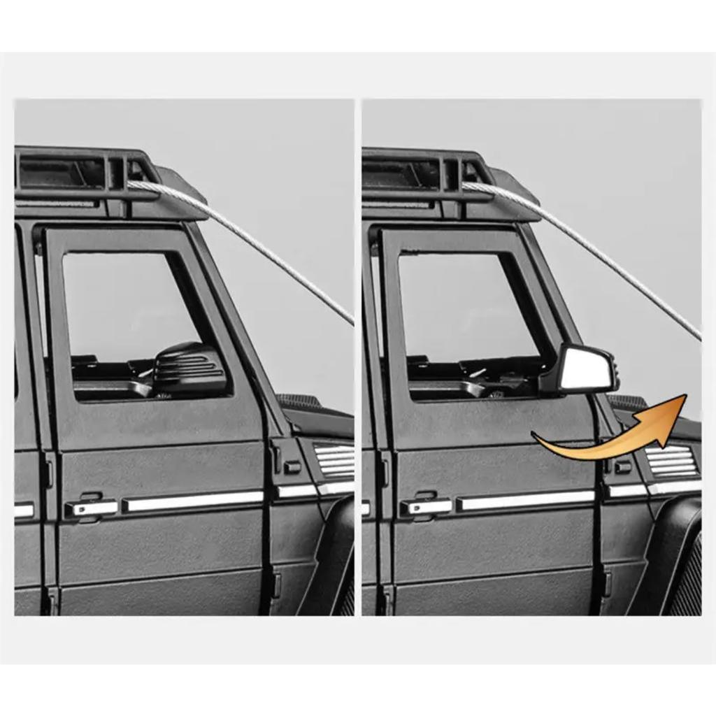 1/22 Modifizierte Version Benz G550 Legierungsauto Modell Diecast Simulation Metallspielzeug Geländewagen Automodell Ton und Licht Geschenk für Kinder