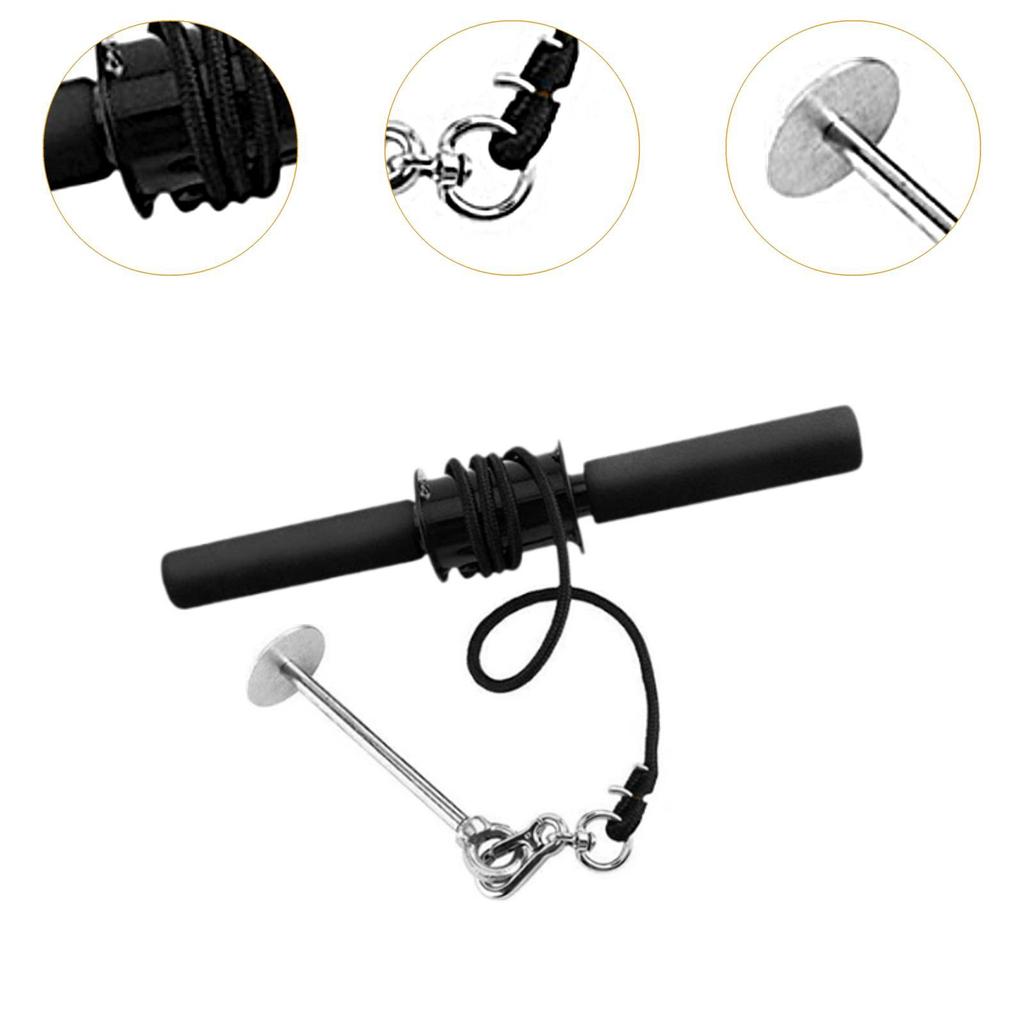 Forearm Wrist Roller Cable Attachment Anti Slip Muscle Arm Strength Training