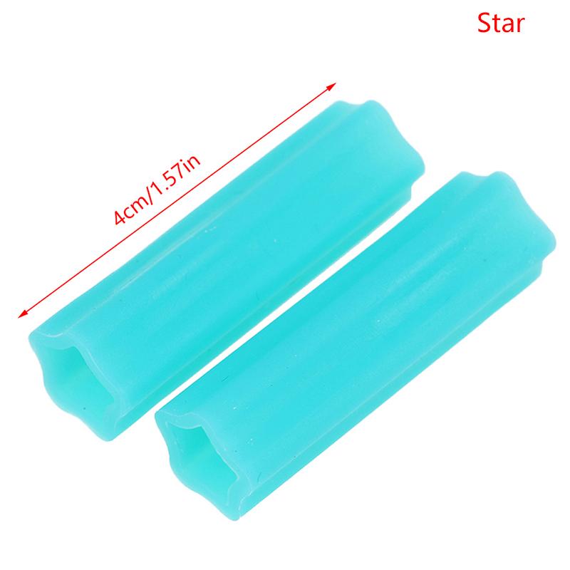 

2 шт. Силиконовый чехол-насадка для кусачек, чехол для ножниц для кутикулы, пинцет для удаления мертвой кожи, колпачок