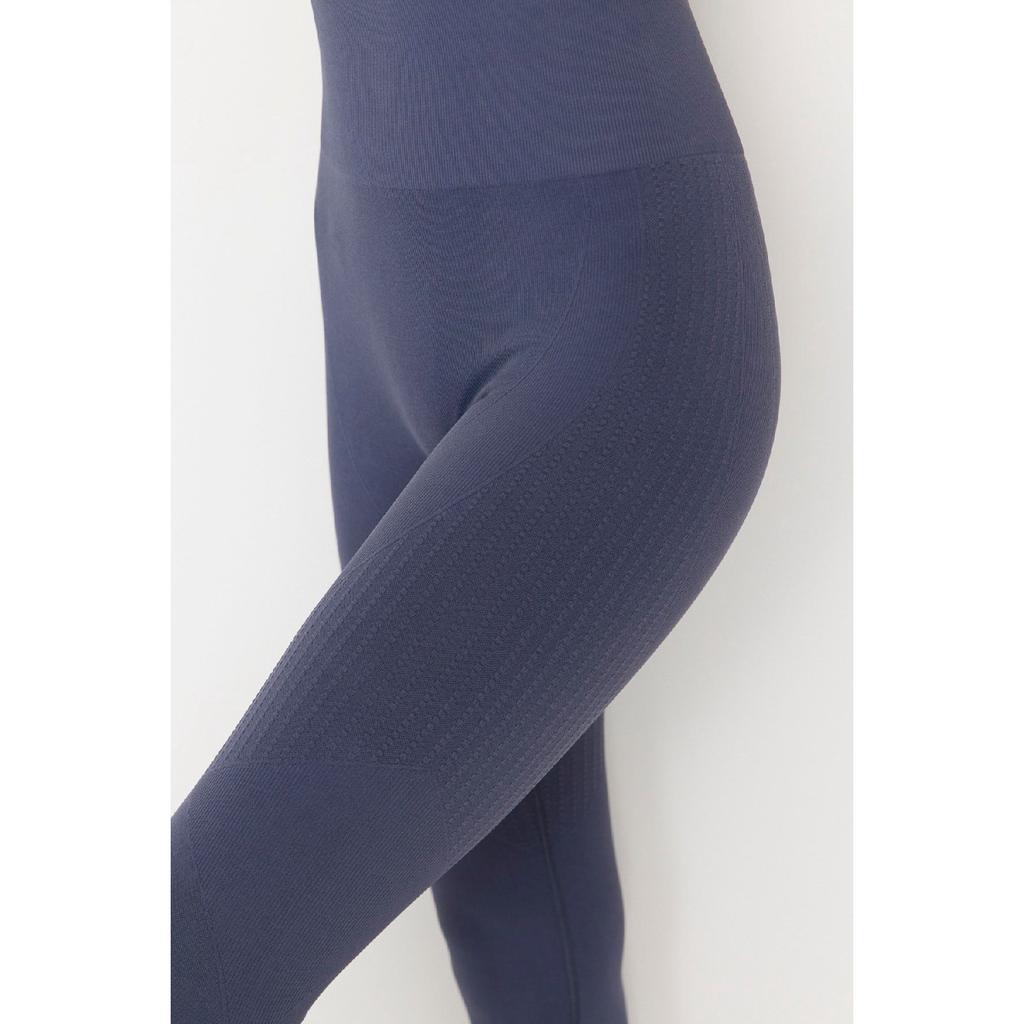 Lily - Blue Rise Waist Tights