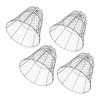 10 Packs Black Garden Chicken Wire Cloche Thickened Construction Plant Protector Cloche Cover