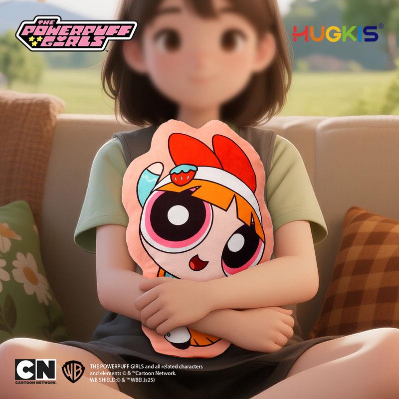 The Powerpuff Girls Vitality Series Cartoon Plush Double-Sided Pillow Cushion