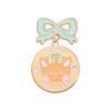 And Fun Colorful Cartoon Animal Brooch Featuring Elegant Bow Design And Versatile Alloy Construction