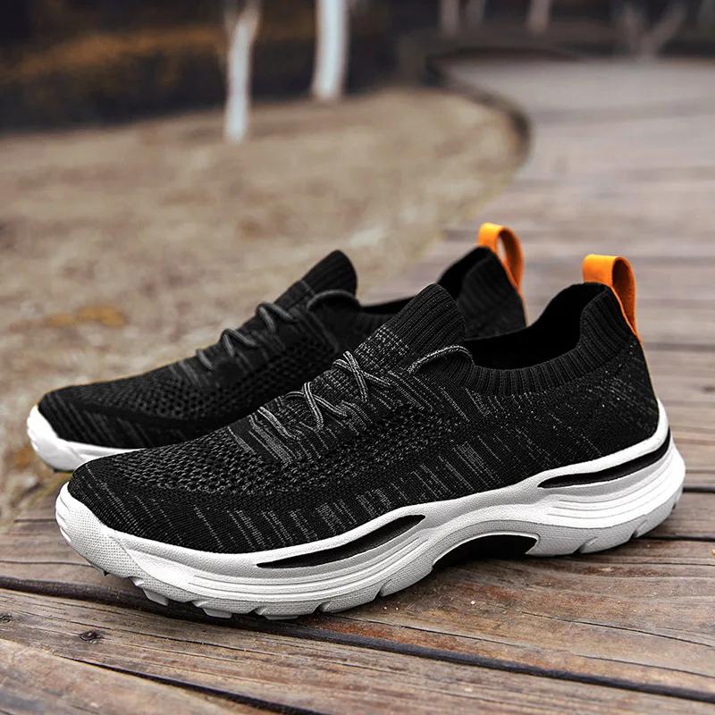 Men Casual Shoes Comfortable Mesh Shoes Summer Breathable Men Loafers Wide Slip On Walking Shoes Men Tenis 2024