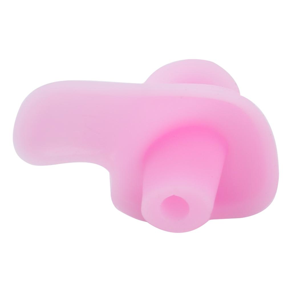1 Pair Swimming Ear Plugs Soft Silica Gel Waterproof DustProof Water Sports Swim Earplugs(Pink in Bulk )