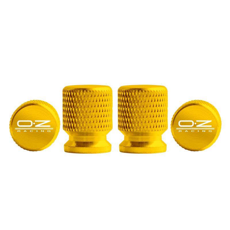 For OZ O.Z Racing Logo Alpha Romeo Fiat abarth JEEP Ford Volvo Car Valve Caps Wheel Tires Air Tyre Stem Protective Cover